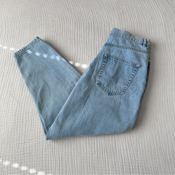 Light wash denim high waisted dad jeans - Picture 6 of 8